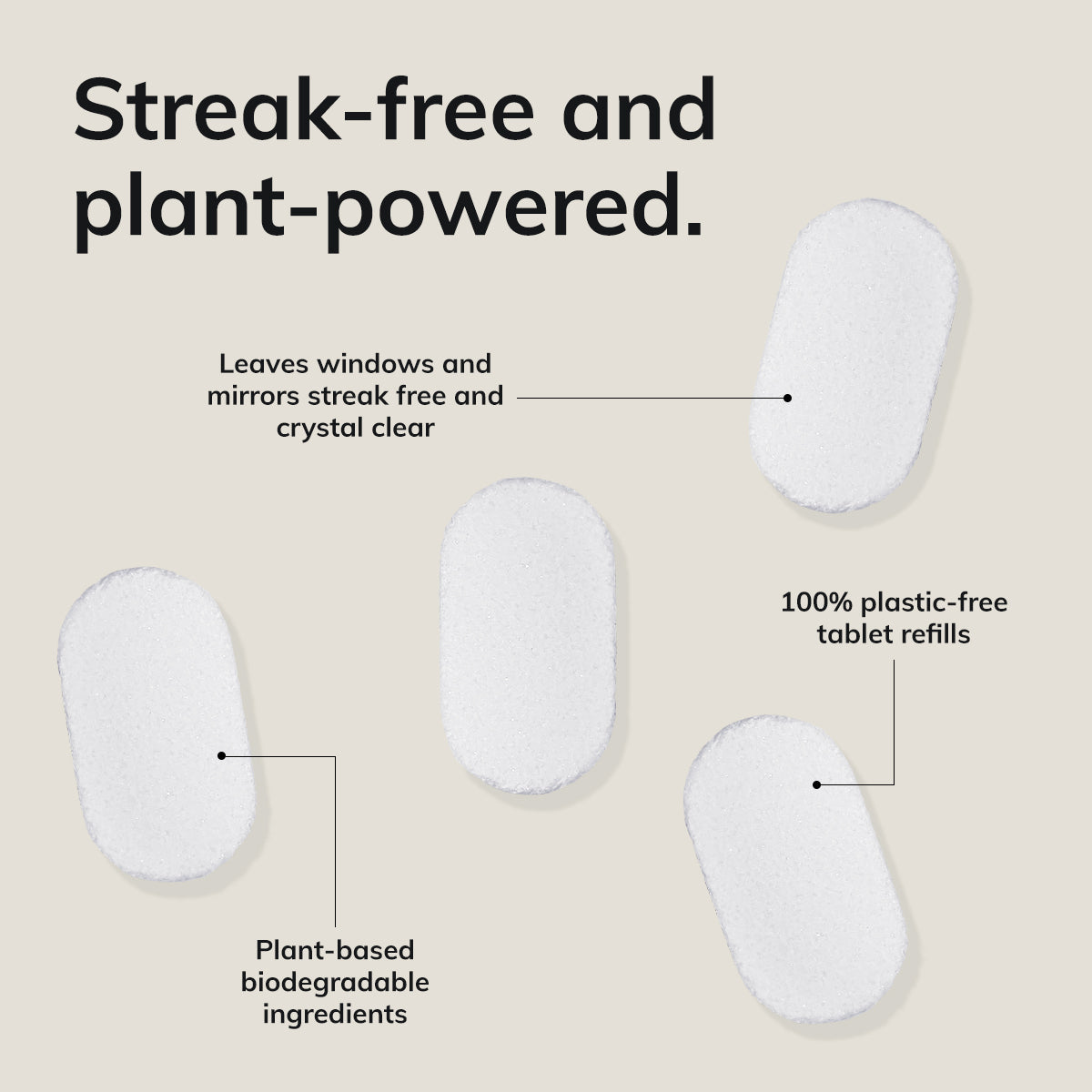 Glass + Mirror Cleaner Tablet Refills