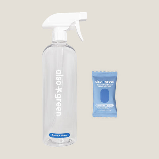 Glass + Mirror Cleaner Spray Kit