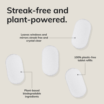 Glass + Mirror Cleaner Tablet Refills